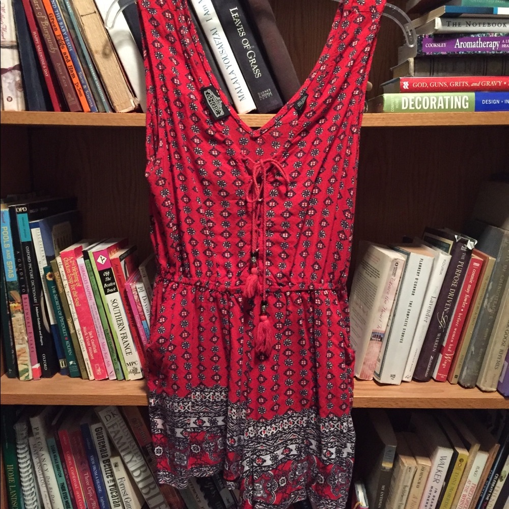 Red romper